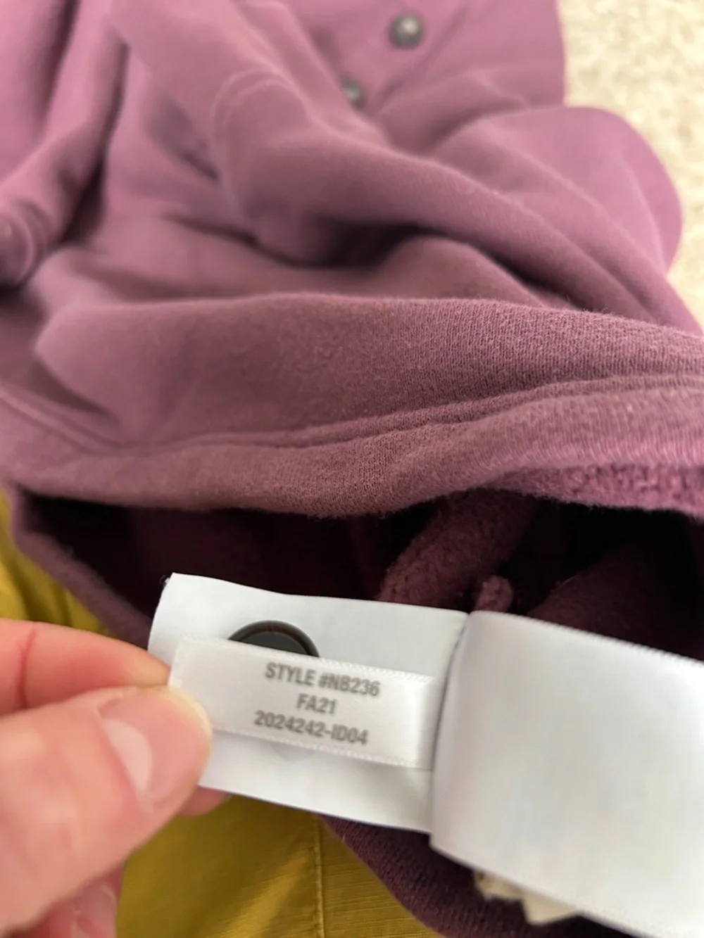 MADEWELL Button Sweatshirt - Picture 3 of 3
